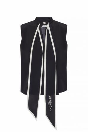 Tie-up silk top, zdjęcie 1 Tie-up silk top od Givenchy